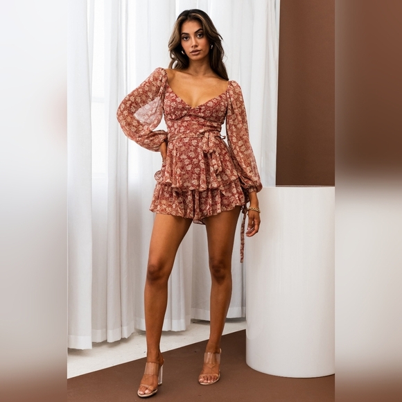 Bohemian Style Romper Size Small by Saints and Secrets NWT - Picture 3 of 8